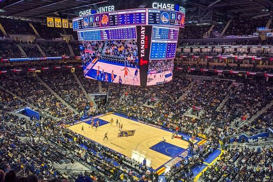 Golden State Warriors Basketball Game at Chase Center