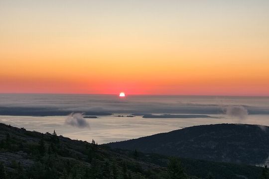 Sunrise or Sunset on Cadillac Mountain in Acadia National Park