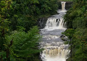 Umauma Triple Tier Waterfall Rappel and River Tour