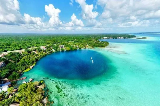 Chacchoben Mayan Ruins & Bacalar Lagoon Tour with Open Bar