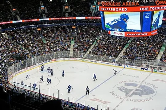Vancouver Canucks Ice Hockey Game at Rogers Arena