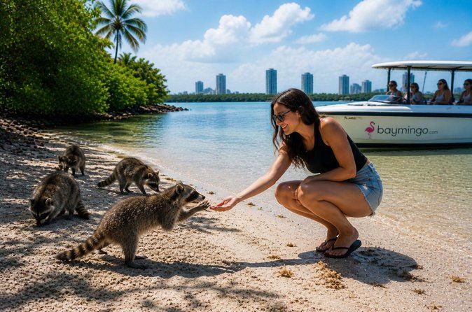 Unique 5 Hours-Boat Tour to Raccoon Island from Fort Lauderdale