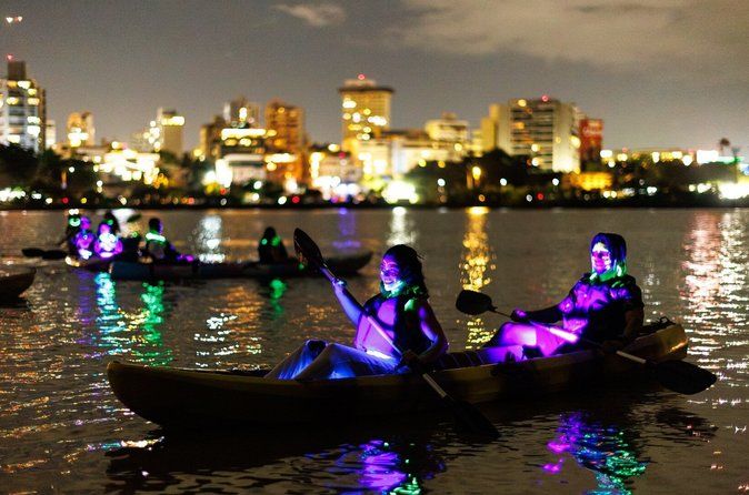Combo: San Juan Glow Kayak + Salsa Experience at a Luxury Beach