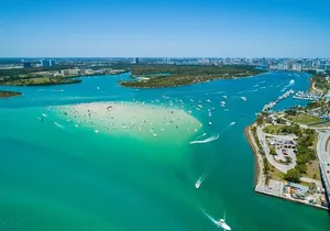 Miami Biscayne Bay Boat Tour with Sandbar Experience.