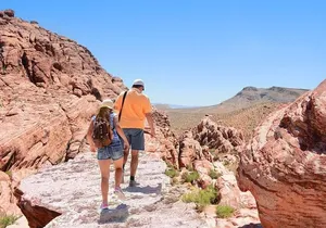 Small Group Hoover Dam Bridge Walk + Red Rock Canyon Combo Tour