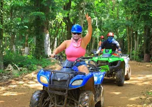 Cancun Adventure Tour with Ziplines, ATVs and Cenote Swim