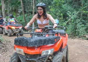 ATV Zipline Swim and Tequila Tasting pick up from Cancun
