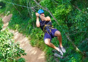 Jungle Adventure Atv , Ziplines And Cenote Swimming