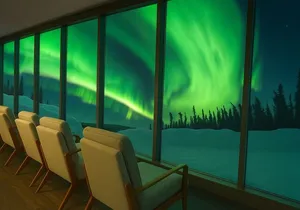 Cleary Summit Aurora Glass House Luxury Northern Lights Tour