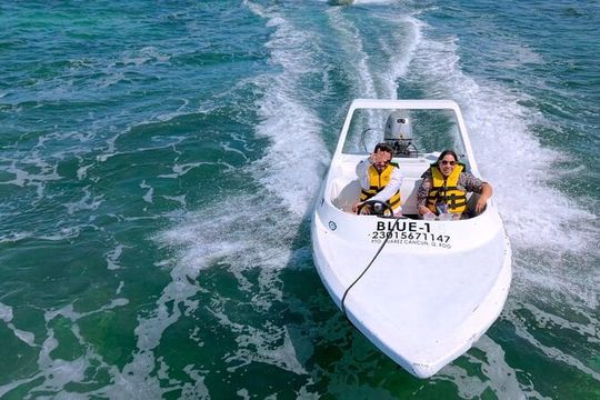 Rental Boat Snorkel Adventure in Cancun