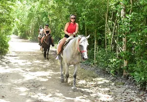 4 in 1 Jungle Tour Zipline Horseback ATV and Cenote
