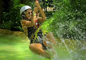 Adventure in Ziplines, ATVs and Cenote in Selvatica from Cancun