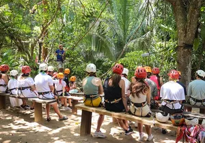 Jungle Adventure with Ziplines and Waterfall with Restaurant