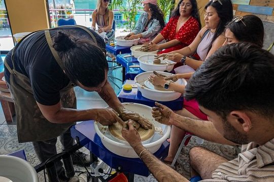 Shaping and Tasting Pottery and Tequila Tasting