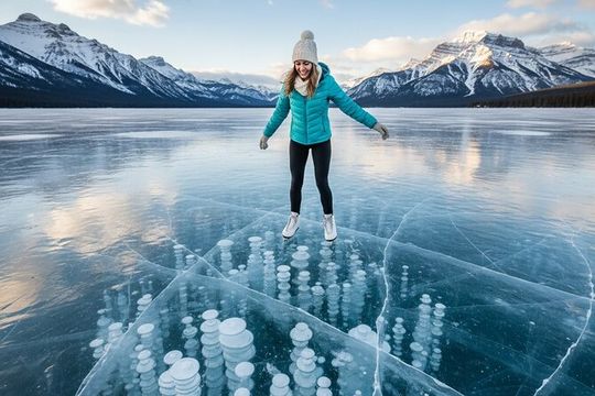 Private Banff Winter Tour with Abraham Lake & More!