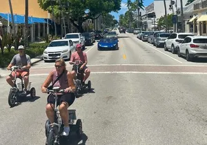 Electric Trike & Moped Tour of Downtown Naples - Fun For Everyone
