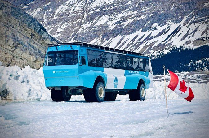 Columbia Icefield and Peyto Lake with Crowfoot Glacier