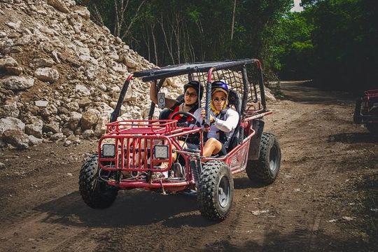 Complete Adventure in the Jungle: Zip-line Buggys and Cenotes