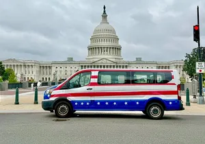 Washington DC Memorials Guided Small Group Cozy Minibus Tour