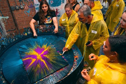 Private Spin Art Experience in New York