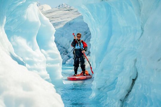 Glacier Paddleboarding Half Day Near Anchorage