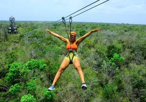 Cenote Adventure in Puerto Morelos with ATV and Zipline