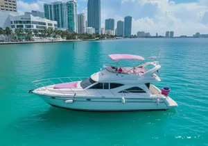 50 Feet Red Marble Miami Yacht Rental | 3 to 8 Hours | 13 ppl