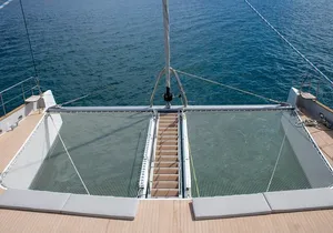 Sunset Cancun Mayëy : Premium Catamaran Dinner with Outdoor Bar