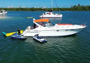 50ft Orange Searay Miami Yacht Rental