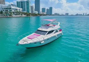 Bad Bunny Pink Yacht Rental In Miami 50ft Luxury Pink Charter