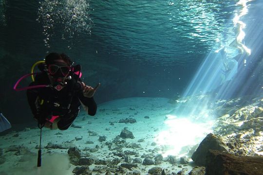 Tulum Cenote DOS OJOS Unforgettable Scuba Dive Tour