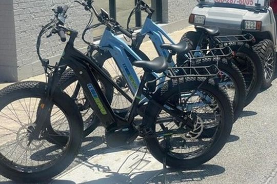 E Bike Rentals from Ormond Beach Departure