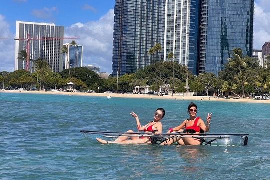 2-Hour or 4-Hour Self Guided Clear Kayak Tours in Oʻahu