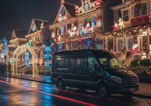NYC Christmas Lights Tour with Luxury SUV or Sprinter Van