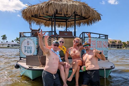 Private Tiki Pub Tropical Sandbar Getaway Cruise