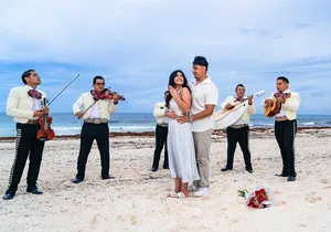 Romantic Mariachi Experience on Cancun Beach