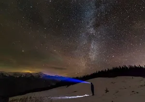 Johnston Canyon Night Walk and Stargazing Experience