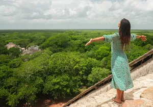 Ek Balam Mayan City, Cenote Oxman Swim and Valladolid