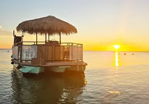 Private Tiki Pub Sunset Dolphin Cruise
