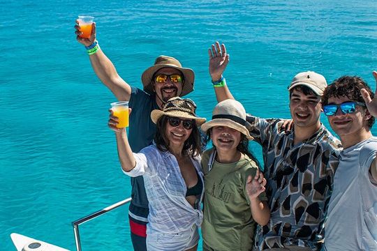 Catamaran to Isla Mujeres from Playa del Carmen or Riviera Maya