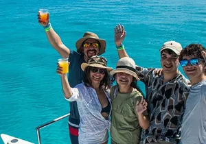 Catamaran to Isla Mujeres, from Playa del Carmen or Riviera Maya