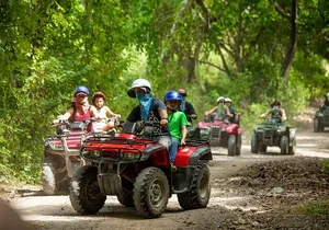 Single ATV Adventure at La Sierra Madre with lunch and open bar