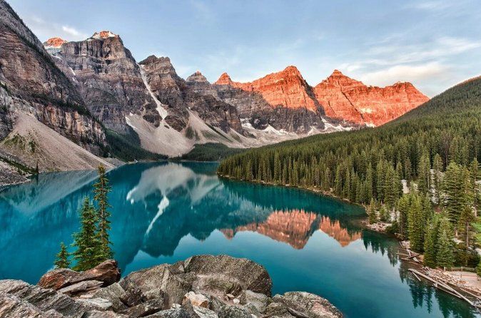 Banff: Moraine Lake,Lake Louise, Emerald Lake Johnston Canyon