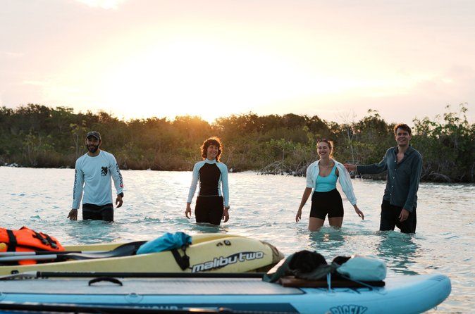 Bacalar Sunrise Paddle Board & kayaking, Breakfast & Pick Up