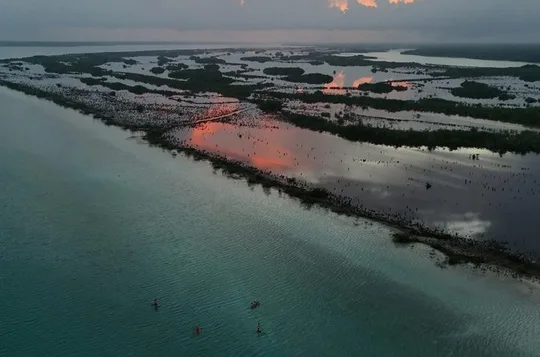 Kayaking & Paddle Boarding in Bacalar Lagoon with Pick up