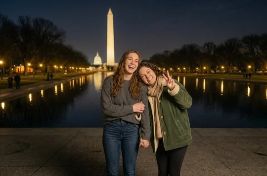 Washington DC Night Tour: ICONIC Landmarks, Monuments SMALL GROUP