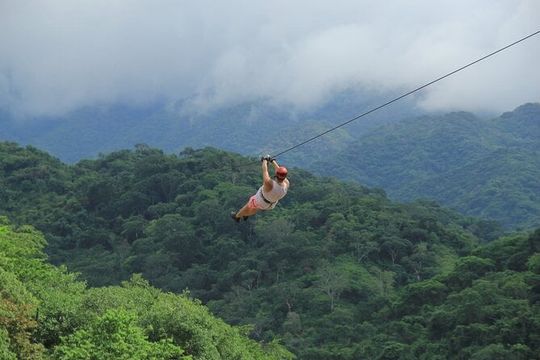 Adventure Puerto Vallarta de Tirolesa in Nature and Tequila