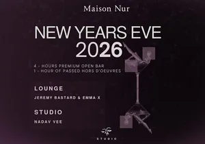 New Year Eve 2026 at Maison Nur with Open Bar and DJ