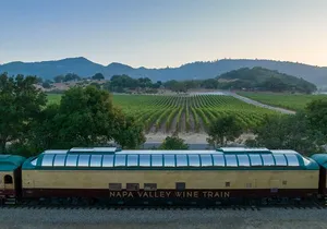 Napa Valley Wine Train Vista Dome Dinner Car