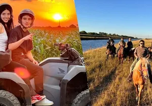 1 Hour ATV Tour & Horseback Riding Combo Experience